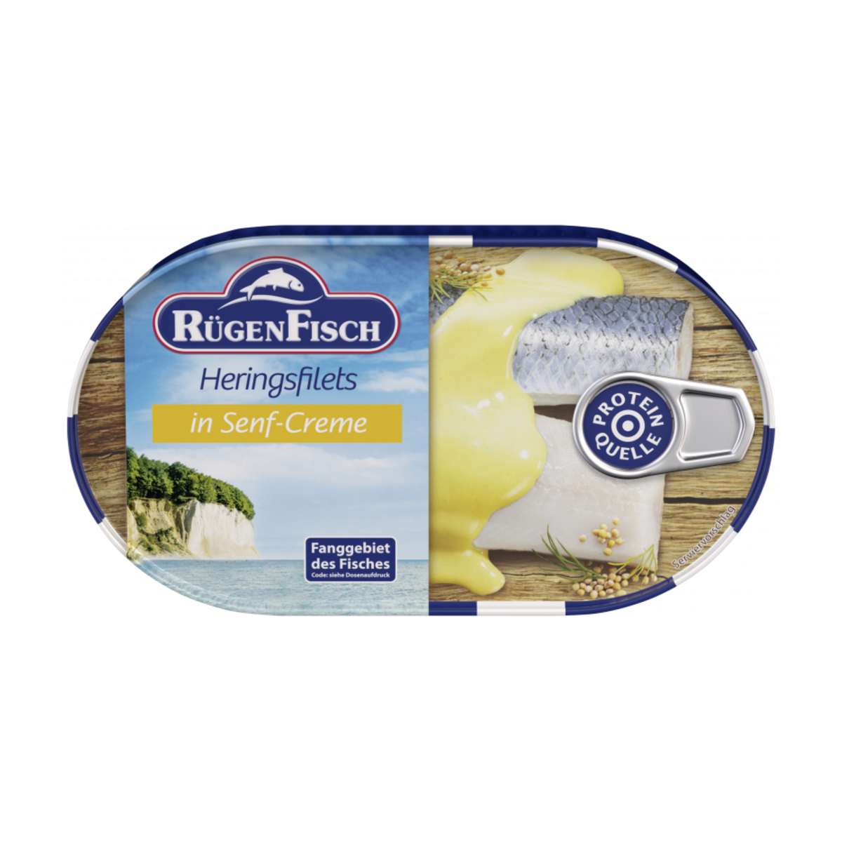 Rügen Fisch Heringsfilets in Senf-Creme 200g