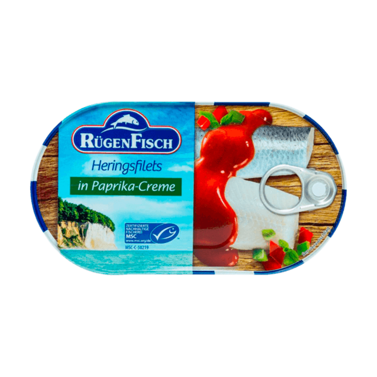 Rügen Fisch Heringsfilets in Paprika-Creme 200g