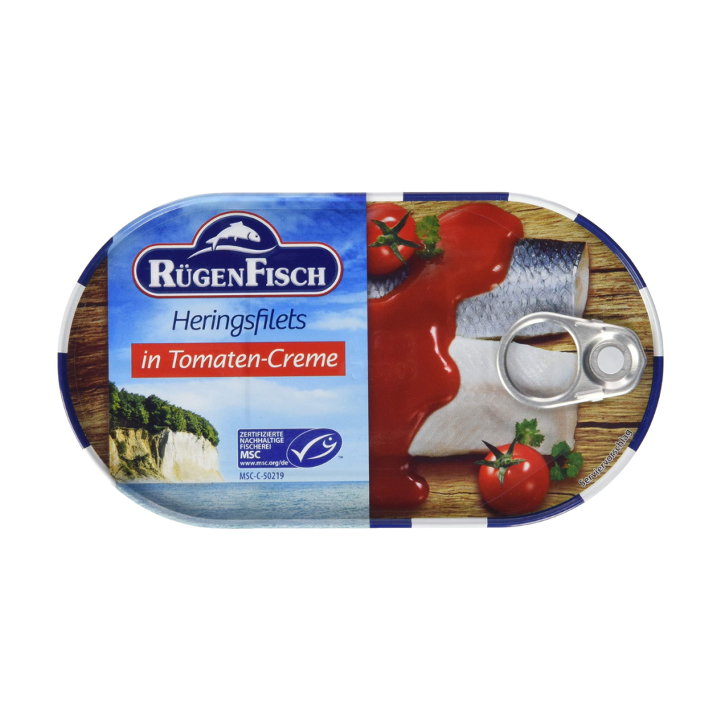 Rügen Fisch Heringsfilets in Tomaten-Creme 200g