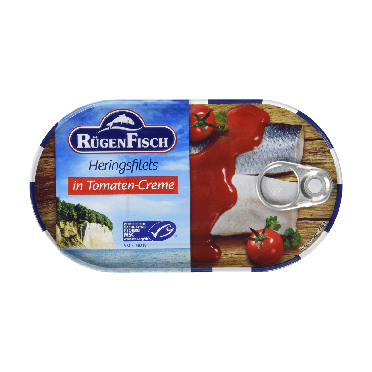 Rügen Fisch Heringsfilets in Tomaten-Creme 200g