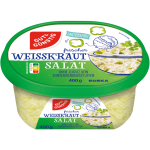 GUT&GÜNSTIG Frischer Weißkraut Salat 400g