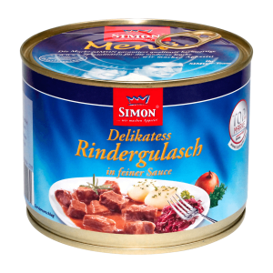 Simon Delikatess Rindergulasch in feiner Sauce 500g