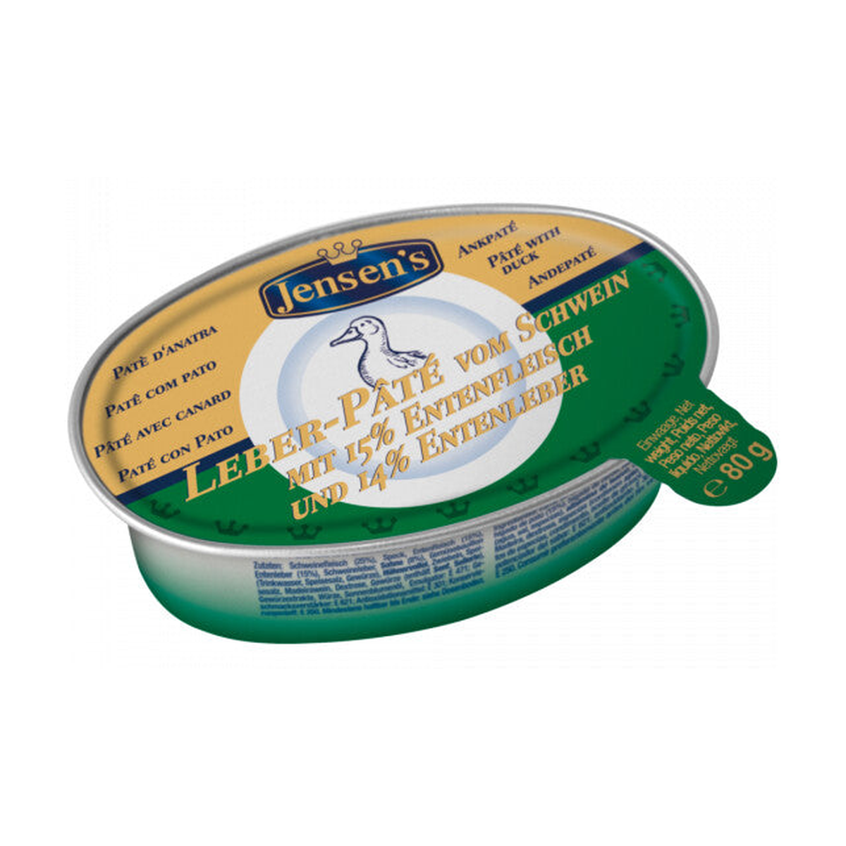 Jensens Entenleberpate 80g