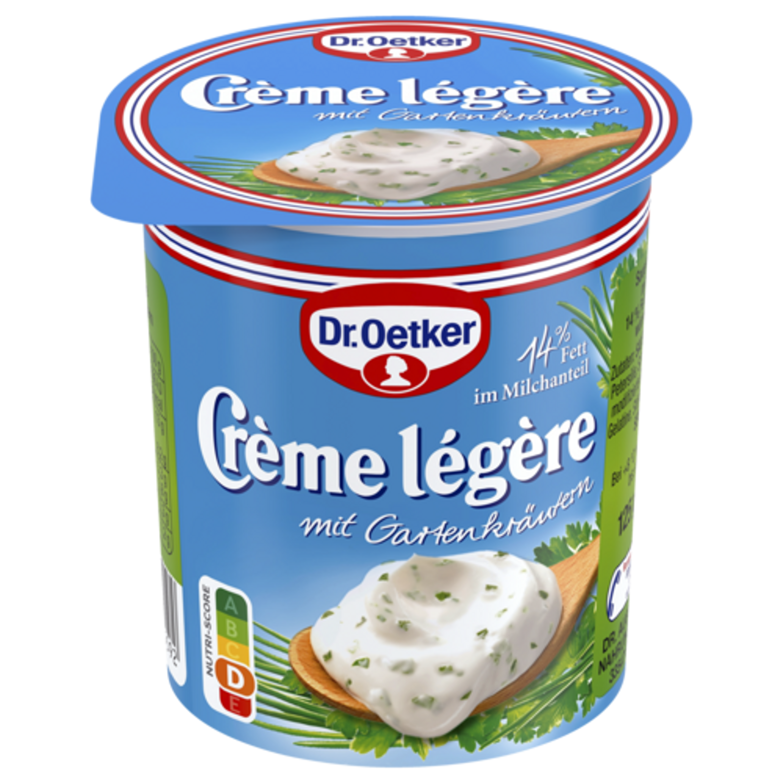 Dr.Oetker Creme legere Gartenkräuter 125g