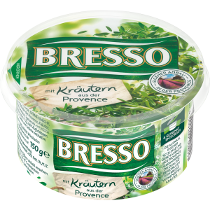 Bresso Frischkäse Kräuter der Provence 62% Doppelrahmstufe 150g