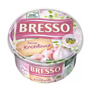 Bresso Frischkäse Knoblauch 60% Fett i.Tr.150g