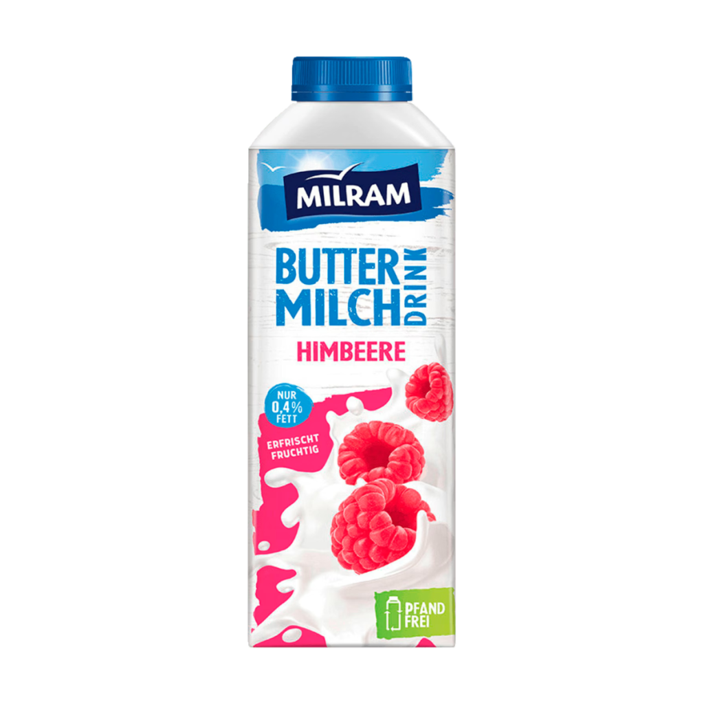 Milram Buttermilch Drink Himbeere 750g