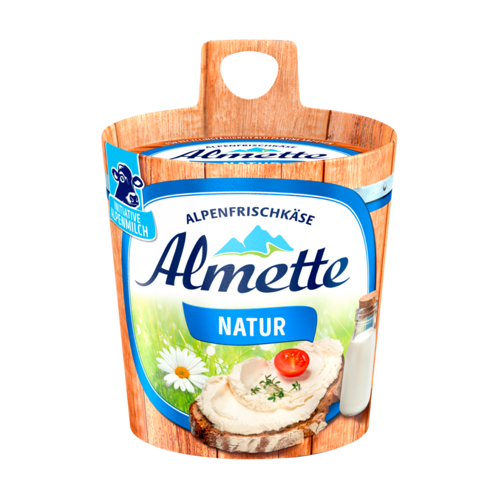 Almette Alpenfrischkäse Natur 60% Doppelrahmstufe 150g