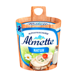Almette Alpenfrischkäse Natur 60% Doppelrahmstufe 150g
