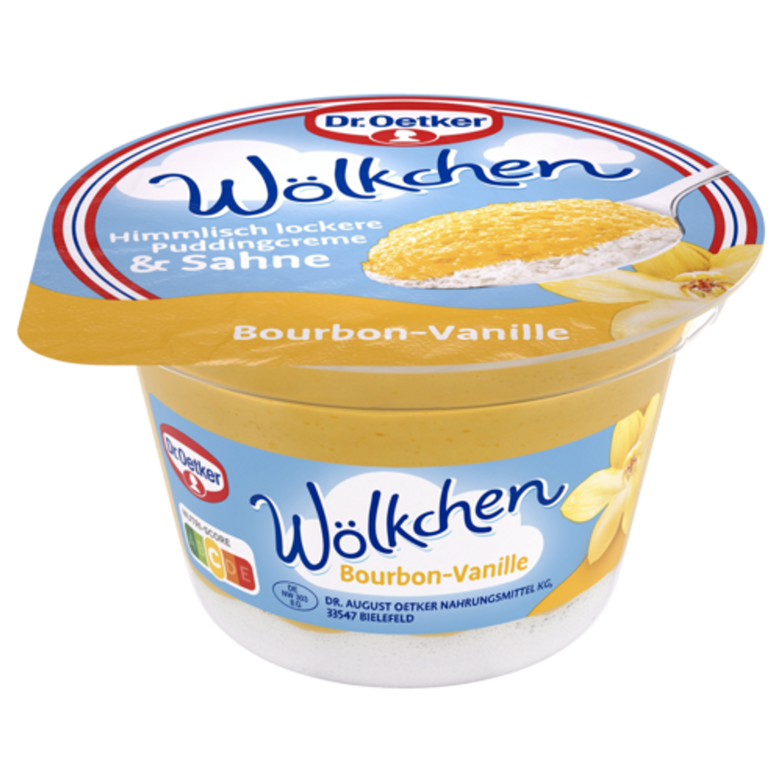 Dr.Oetker Wölkchen Bourbon-Vanille 125g