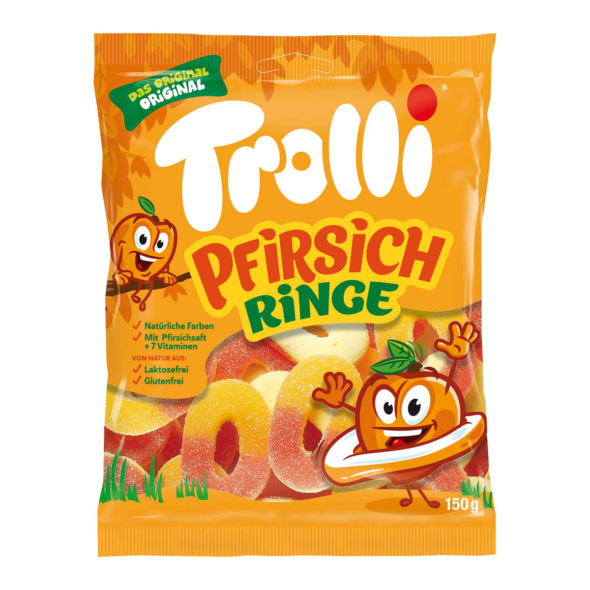 Trolli Pfirsichringe 150g