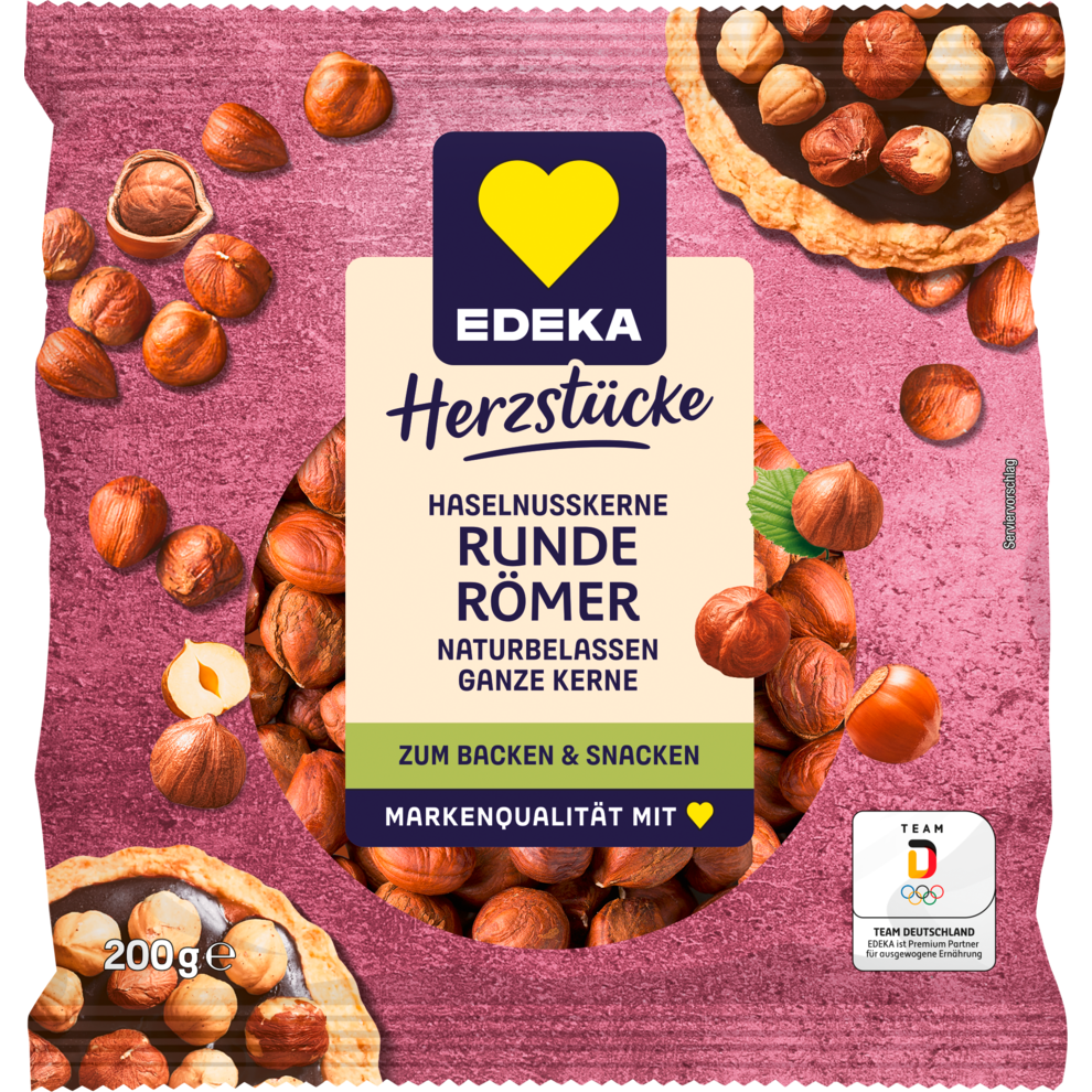 EDEKA Herzstücke Haselnusskerne ganz 200g