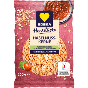 EDEKA Herzstücke Haselnusskerne gehackt 100g