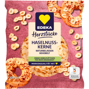 EDEKA Herzstücke Haselnusskerne gehobelt 100g