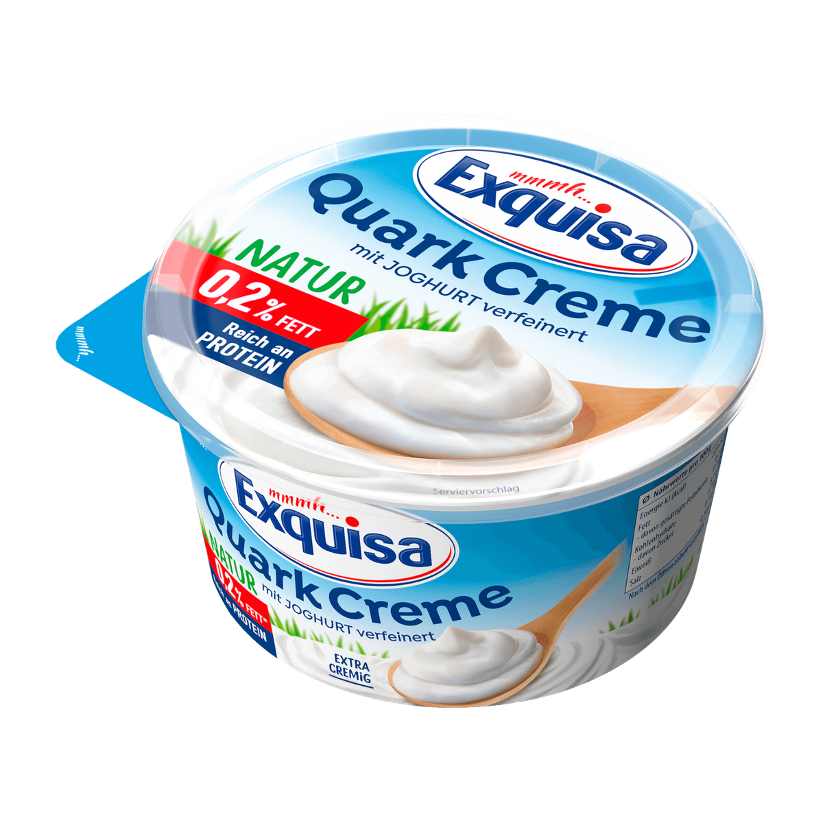 Exquisa QuarkCreme Natur 0,2% Abs.500g