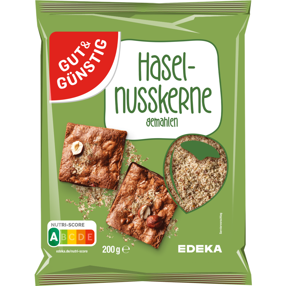 GUT&GÜNSTIG Haselnusskerne gemahlen 200g