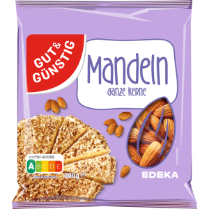 GUT&GÜNSTIG Mandeln ganz natural 200g