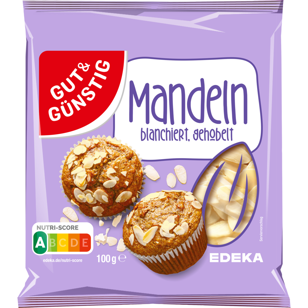 GUT&GÜNSTIG Mandeln gehobelt 100g