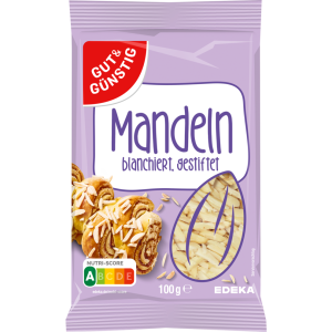 GUT&GÜNSTIG Mandeln gestiftelt 100g