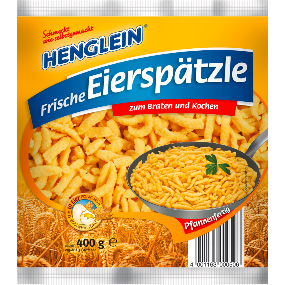 HENGLEIN Eierspätzle Pfannenfertig 400g