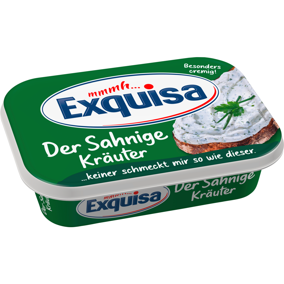 Exquisa Frischkäse Der Sahninge Kräuter 65% Doppelrahmstufe 200g