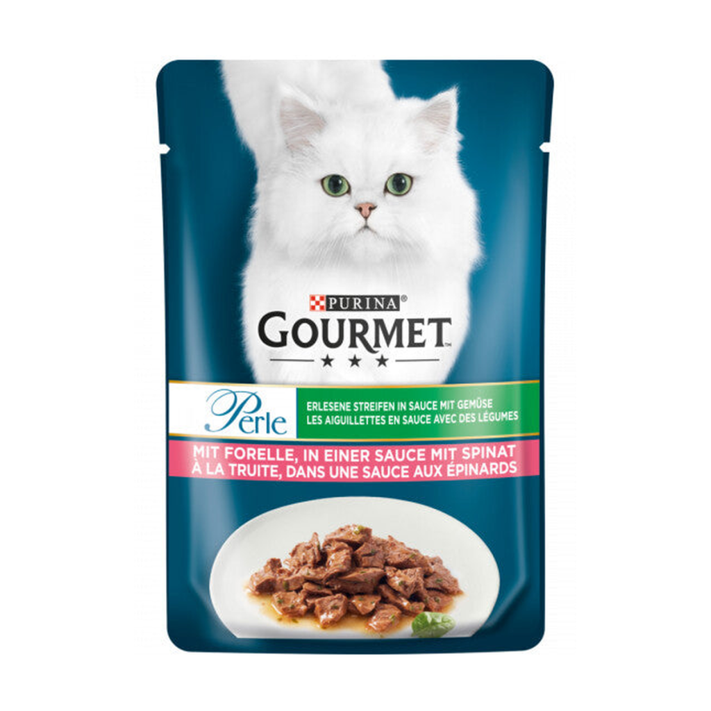 Gourmet Perle Forelle Katzennassnahrung 85g