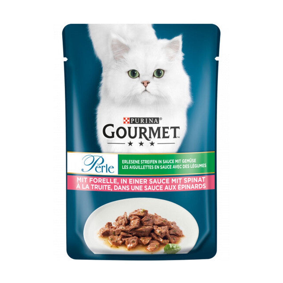 Gourmet Perle Forelle Katzennassnahrung 85g