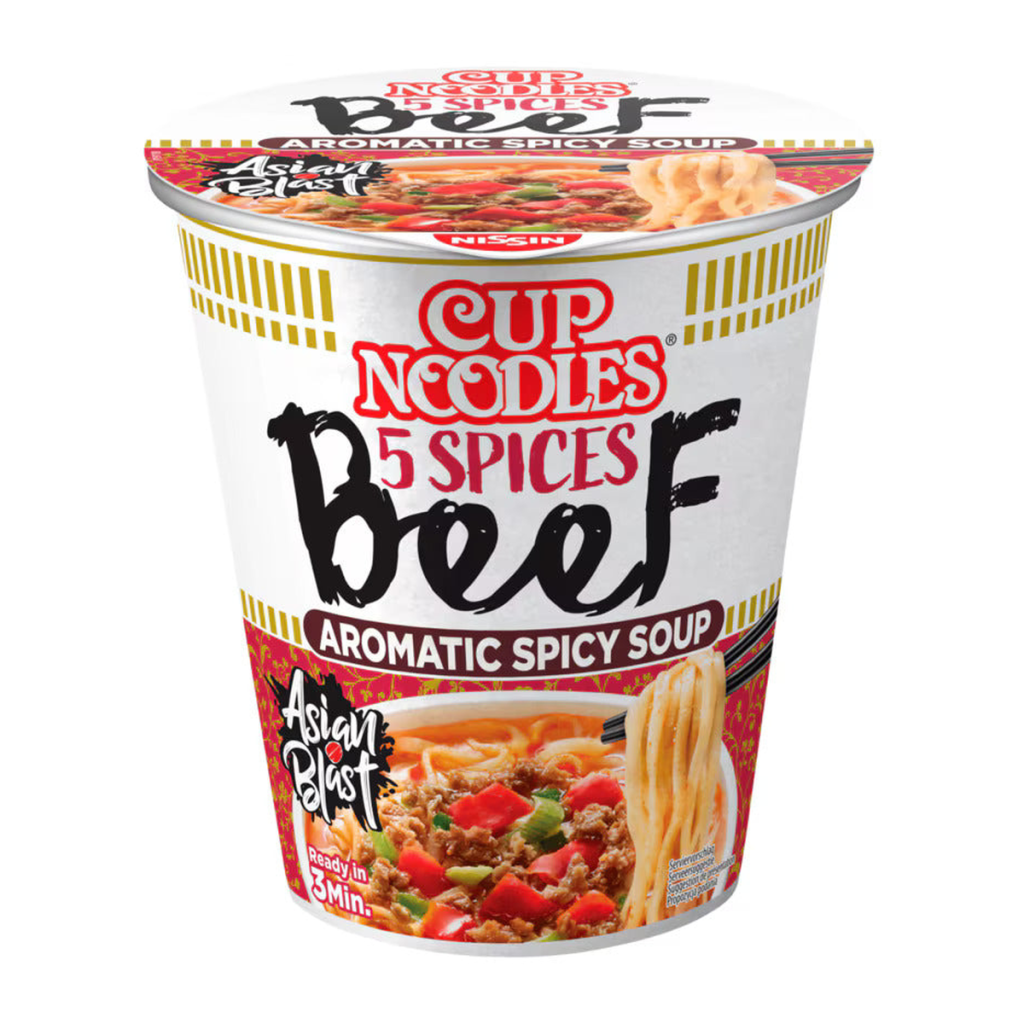 Nissin Стакан лапша говядина 64g
