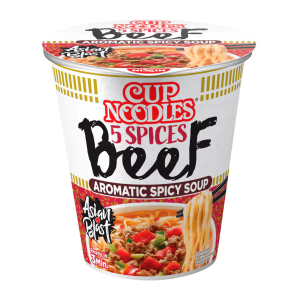 Nissin Стакан лапша говядина 64g