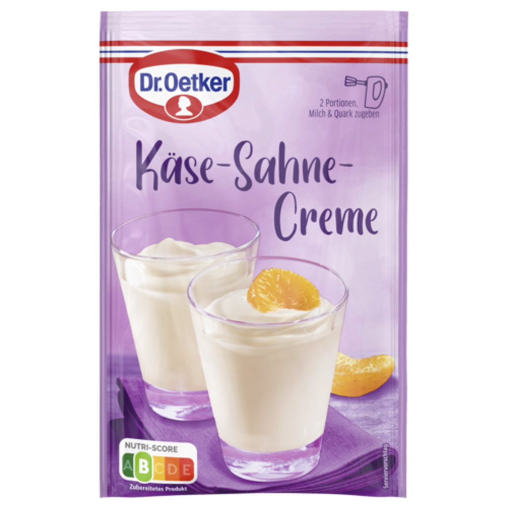 Dr.Oetker Käse Sahne Creme für 150ml 63g