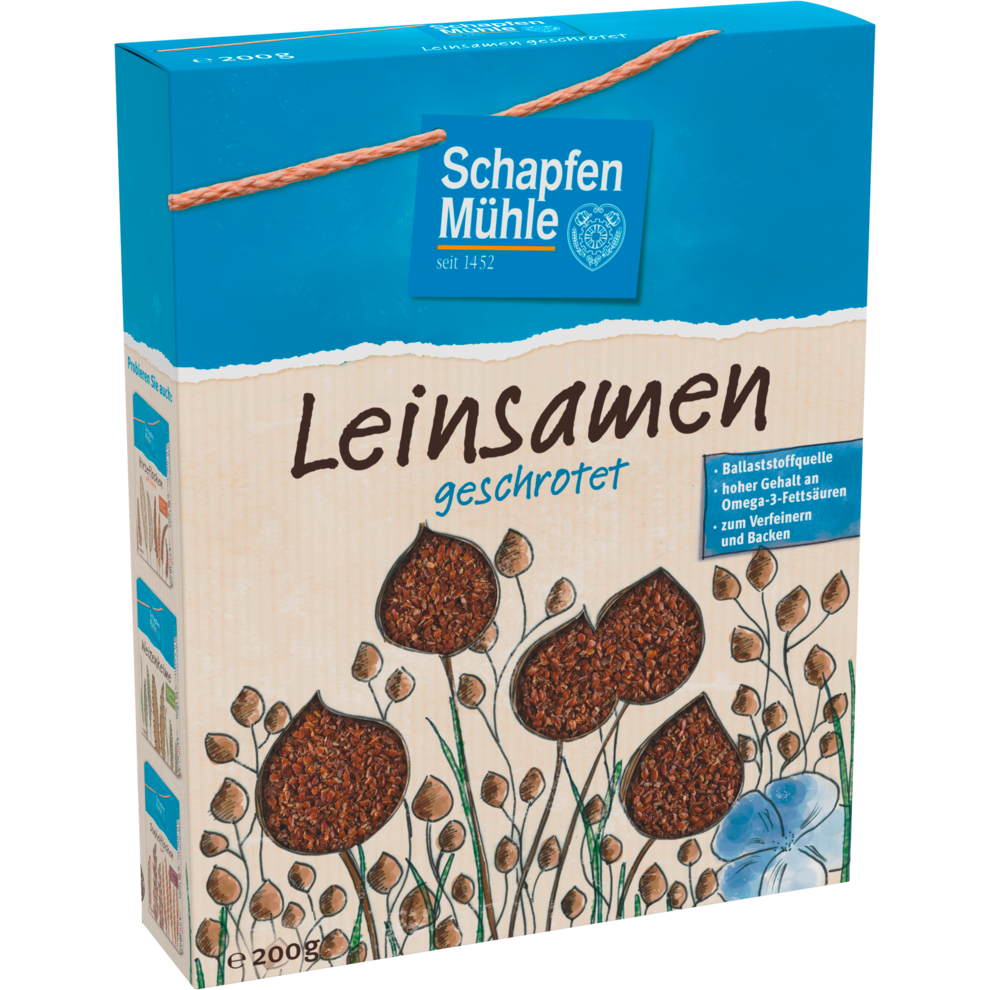 Schapfenmühle Leinsamen geschrotet 200g
