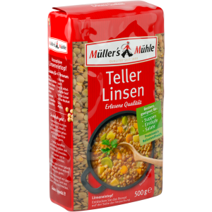 Müllers Mühle Teller Linsen 500g