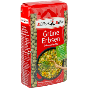 Müllers Mühle Grüne Erbsen 500g