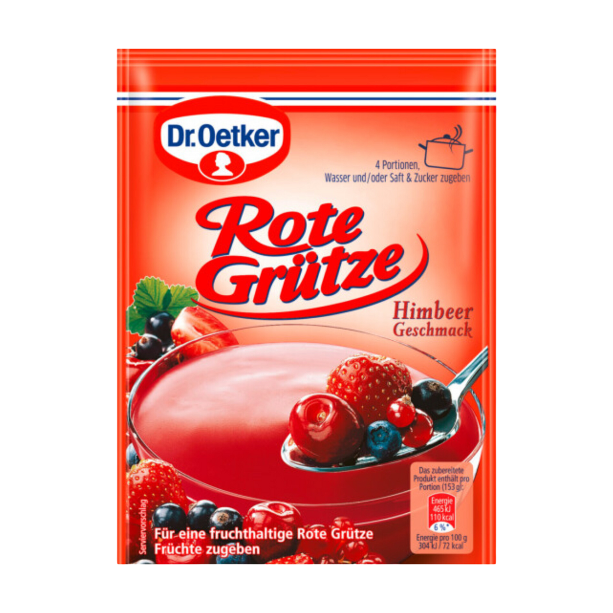 Dr.Oetker Rote Grütze für 3x500ml 120g