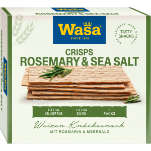 Wasa Tasty Snacks Crisp Rosemary 190g