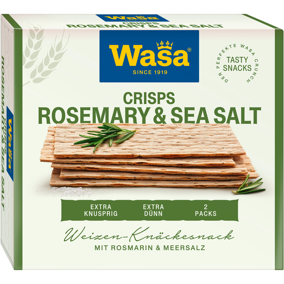Wasa Tasty Snacks Crisp Rosemary 190g
