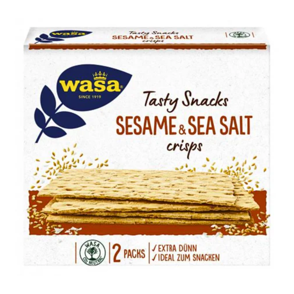 Wasa Tasty Snacks Crisp Sesame 190g