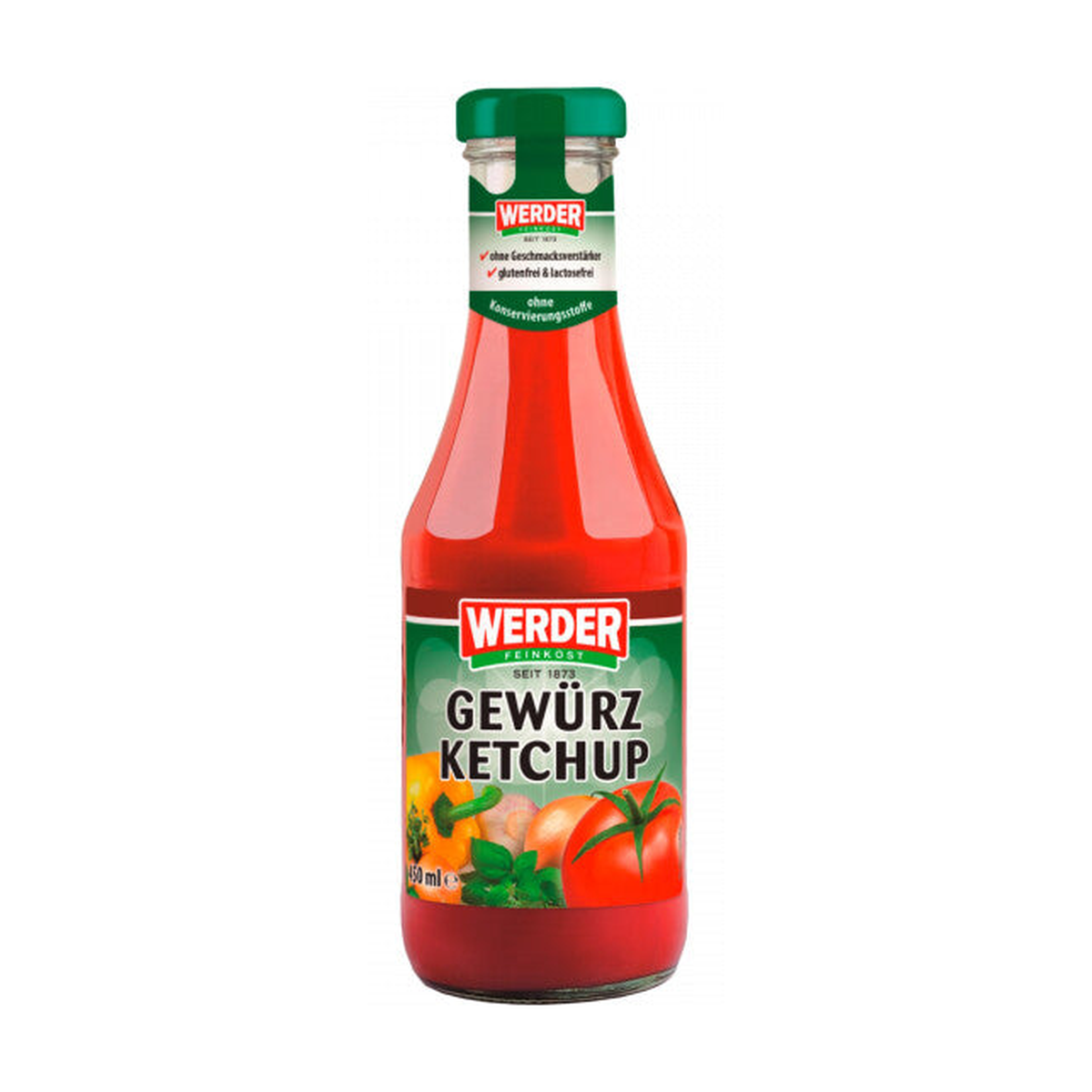 Werder Tomaten-Gewürzketchup 450ml