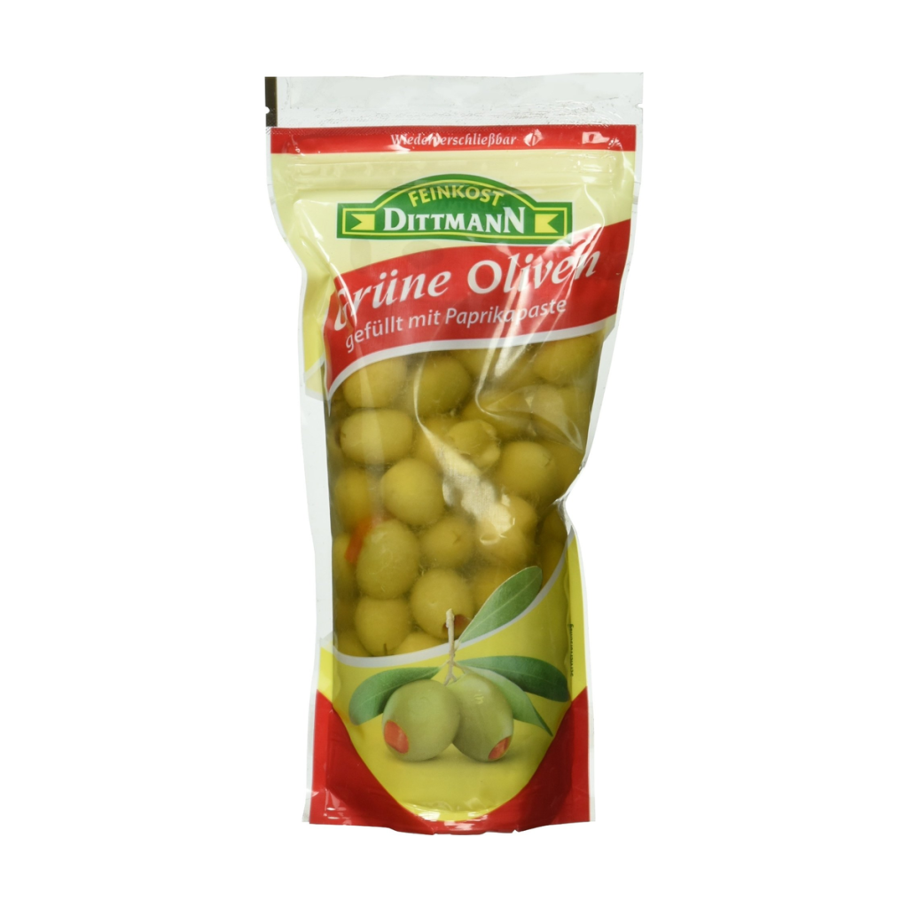 Feinkost Dittmann оливки с начинкой паприка паста 485g