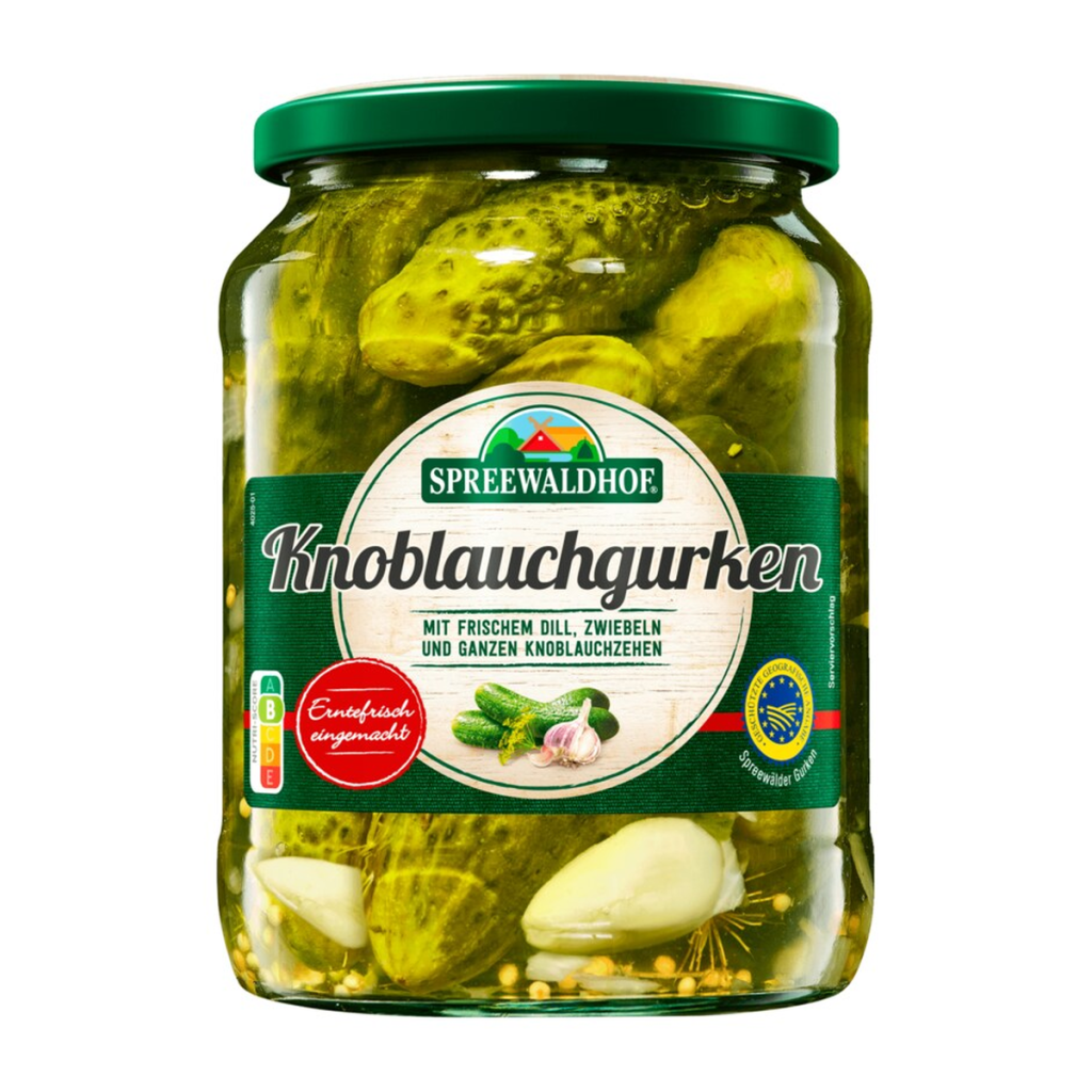 Spreewaldhof Knoblauchgurken (Spreewälder Gurken) 670g