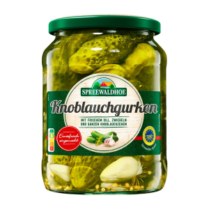 Spreewaldhof Knoblauchgurken (Spreewälder Gurken) 670g