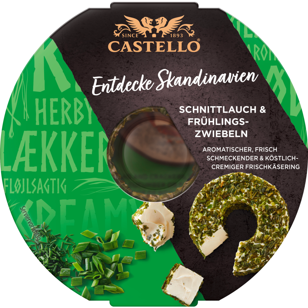 Castello Schnittlauch Doppelrahmstufe 125g