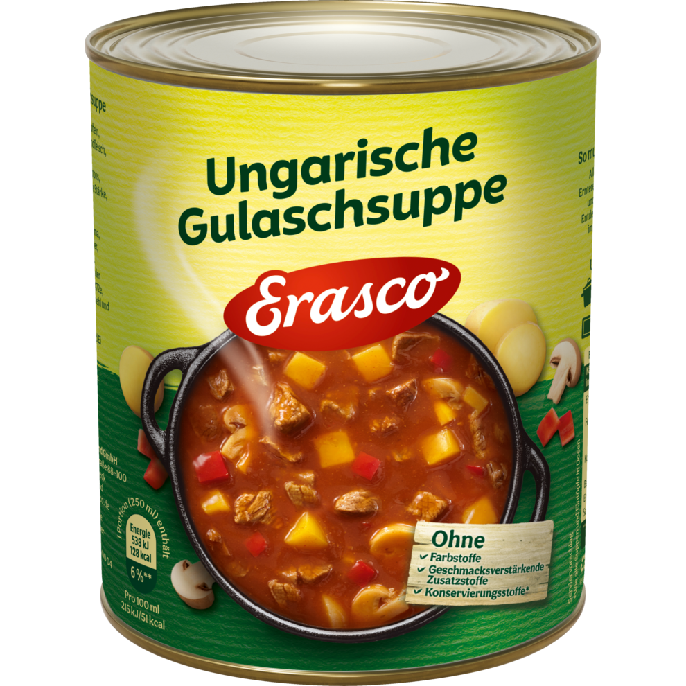 Erasco Ungarische Gulaschsuppe 770ml
