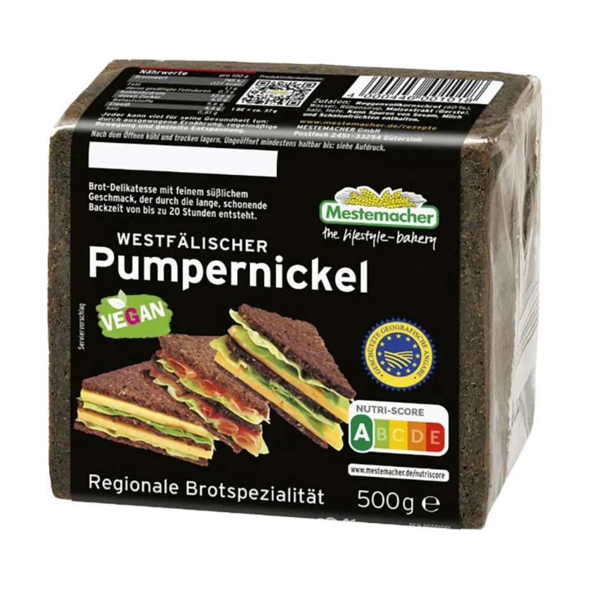Mestemacher Westfälischer Pumpernickel 500g