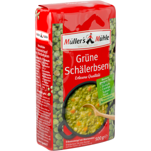 Müllers Mühle Grüne Schälerbsen 500g