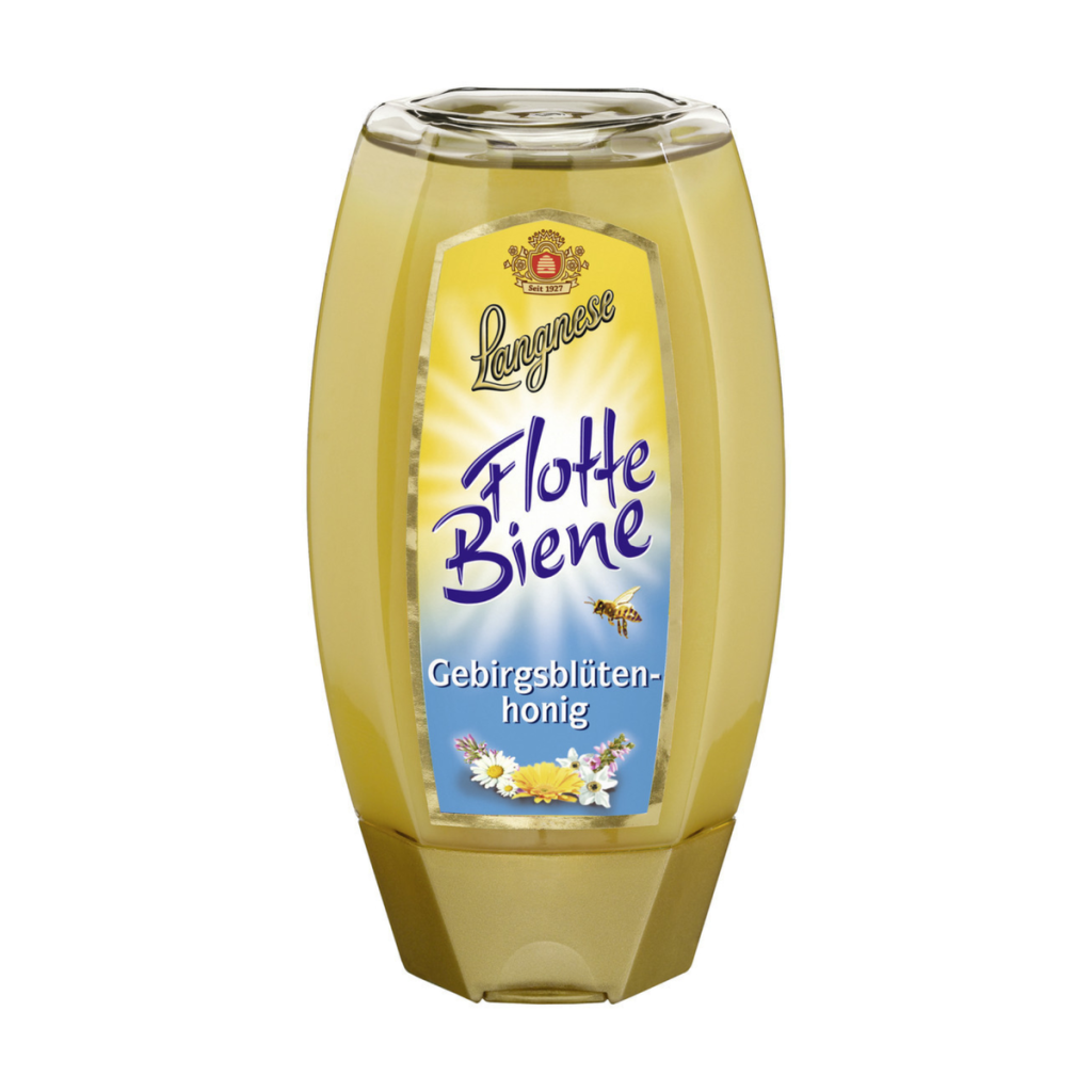 Langnese Flotte Biene Gebirgsblüten Honig cremig 250g