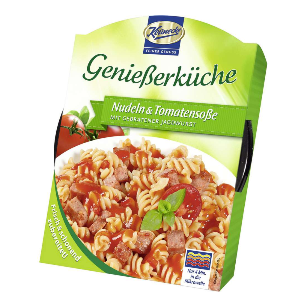 Keunecke Nudeln&Tomatensoße mit Jagdwurst 400g