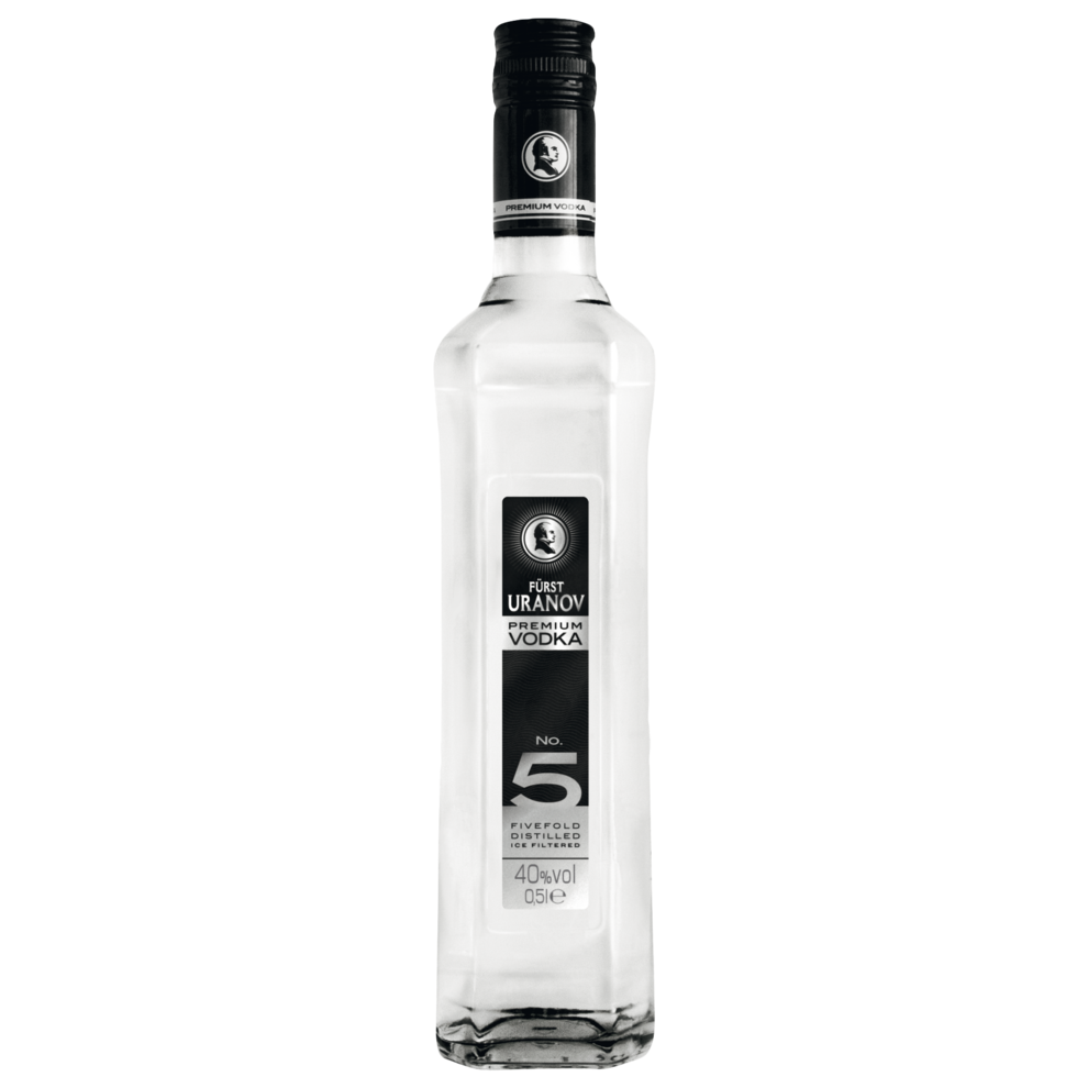 FÜRST URANOV Premium Vodka No.5 40% 0,5l