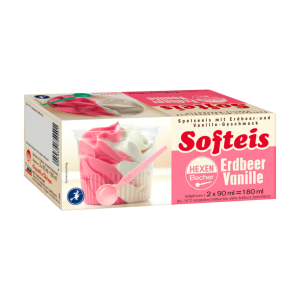 HEXEN-EIS Hexenbecher Erdbeer-Vanille 2x90ml