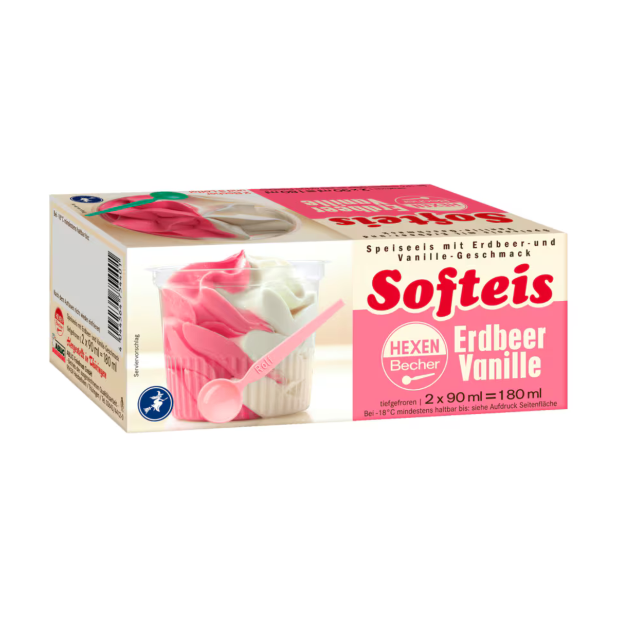 HEXEN-EIS Hexenbecher Erdbeer-Vanille 2x90ml